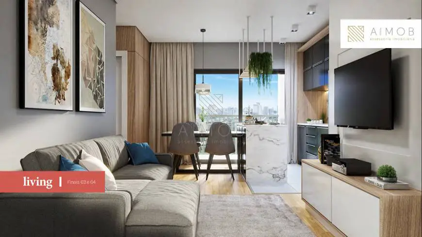 Foto 4 de Apartamento com 2 Quartos à venda, 55m² em Água Verde, Curitiba