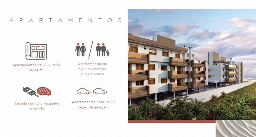 Foto 1 de Apartamento com 3 Quartos à venda, 95m² em Canasvieiras, Florianópolis