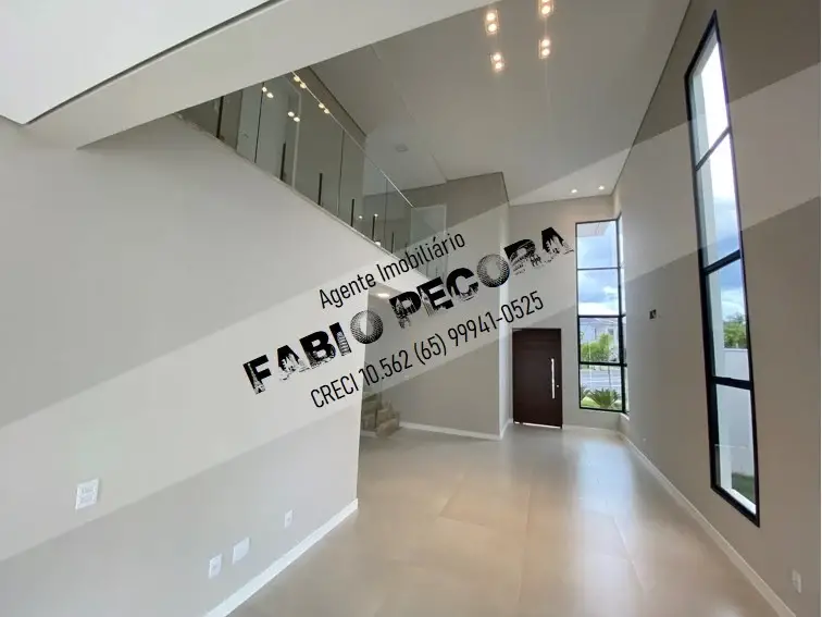Foto 2 de Casa de Condomínio com 4 Quartos à venda, 300m² em Loteamento Alphaville Cuiabá II, Cuiabá