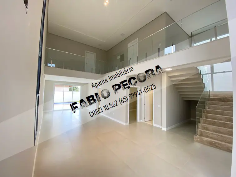 Foto 3 de Casa de Condomínio com 4 Quartos à venda, 300m² em Loteamento Alphaville Cuiabá II, Cuiabá