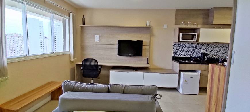 Foto 2 de Apartamento com 1 Quarto para alugar, 29m² em Centro Cívico, Curitiba