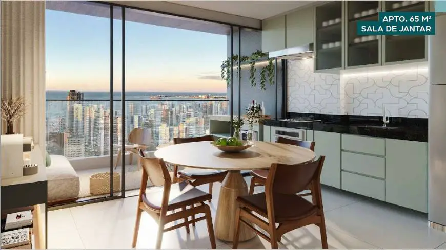 Foto 4 de Apartamento com 1 Quarto à venda, 25m² em Meireles, Fortaleza