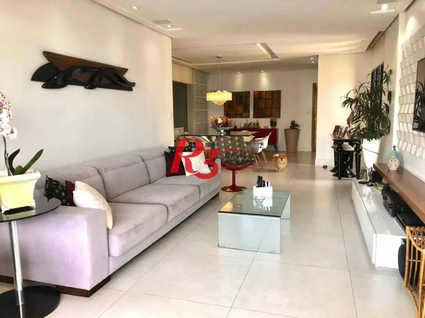Foto 4 de Apartamento com 3 Quartos à venda, 160m² em Ponta da Praia, Santos