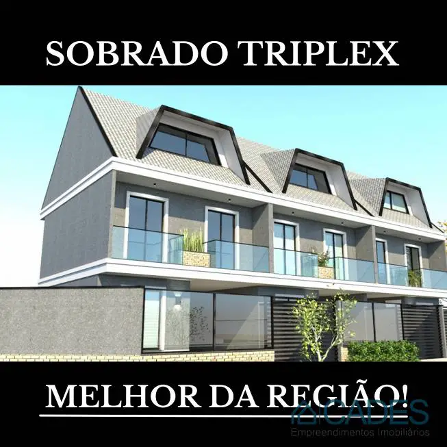 Foto 1 de Sobrado com 3 Quartos à venda, 106m² em Umbara, Curitiba