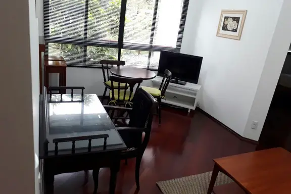 Foto 2 de Apartamento com 1 Quarto para alugar, 54m² em Vila Andrade, São Paulo