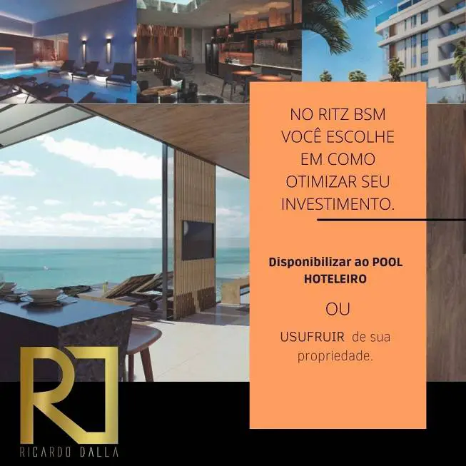 Foto 3 de Apartamento com 1 Quarto à venda, 34m² em , Barra de São Miguel