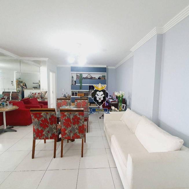 Foto 4 de Apartamento com 3 Quartos à venda, 122m² em Campo da Aviação, Praia Grande