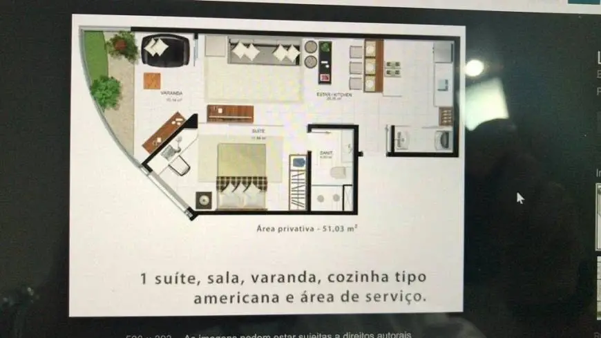 Foto 1 de Apartamento com 1 Quarto à venda, 51m² em Caminho Das Árvores, Salvador
