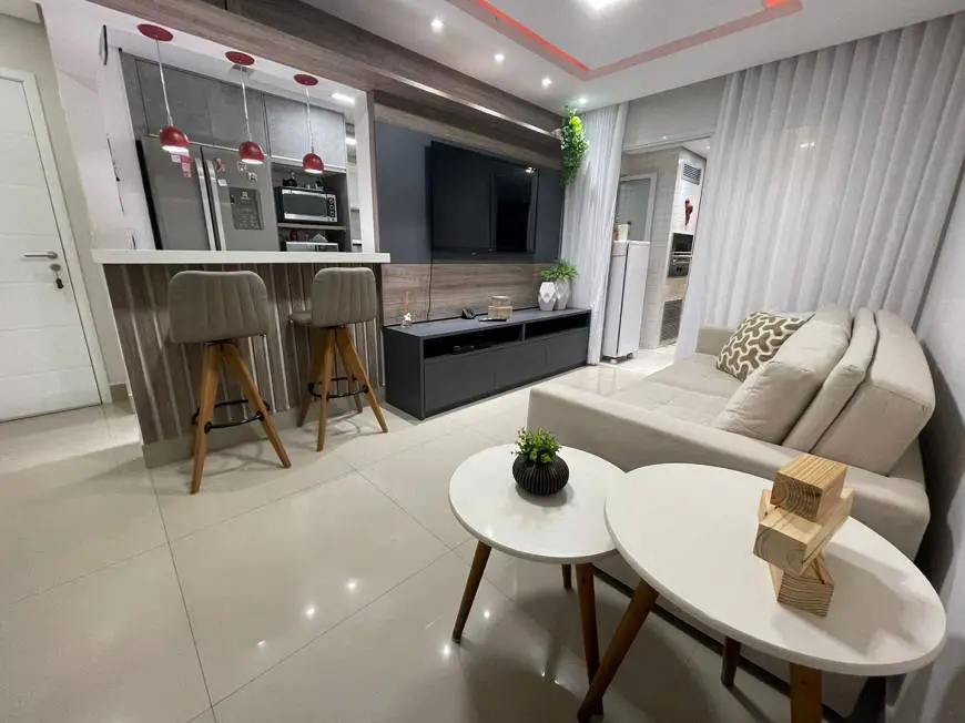 Foto 1 de Apartamento com 2 Quartos para alugar, 93m² em Canto do Forte, Praia Grande
