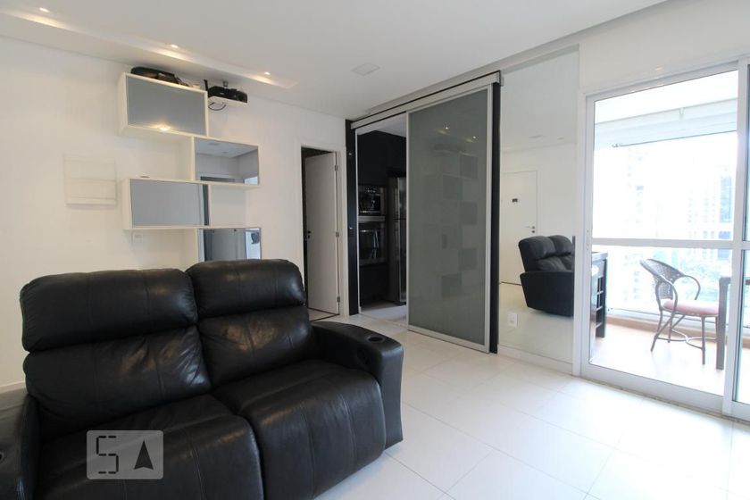 Foto 2 de Apartamento com 1 Quarto para alugar, 52m² em Brooklin, São Paulo