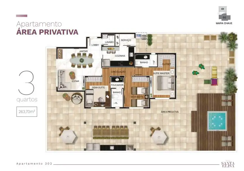 Foto 1 de Apartamento com 3 Quartos à venda, 264m² em Buritis, Belo Horizonte