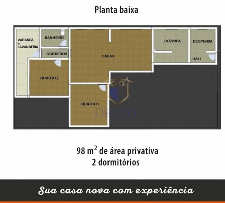 Foto 2 de Apartamento com 2 Quartos à venda, 98m² em Rebouças, Curitiba