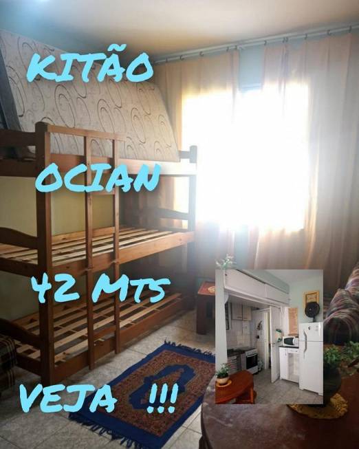 Foto 1 de Kitnet com 1 Quarto à venda, 20m² em Cidade Ocian, Praia Grande