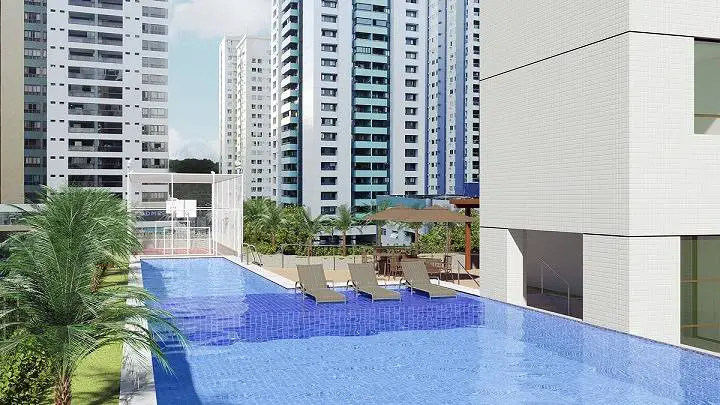 Foto 3 de Apartamento com 3 Quartos à venda, 93m² em Tambaú, João Pessoa