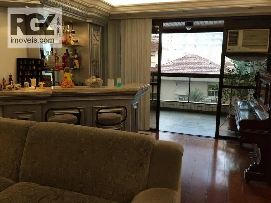 Foto 1 de Apartamento com 4 Quartos à venda, 221m² em Ponta da Praia, Santos