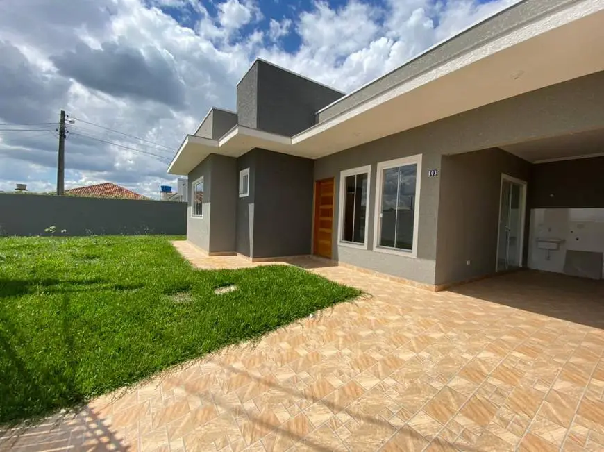 Foto 2 de Casa com 3 Quartos à venda, 65m² em Iguaçu, Fazenda Rio Grande