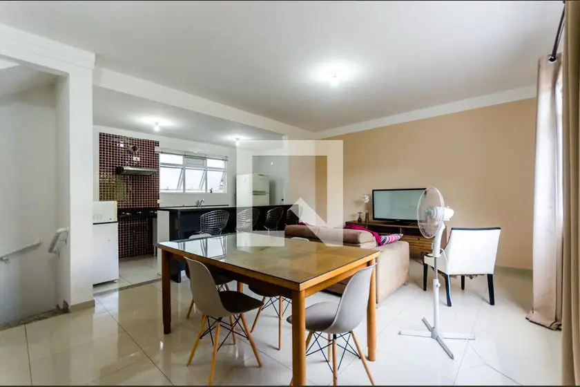 Foto 3 de Casa de Condomínio com 3 Quartos para alugar, 150m² em Boqueirão, Santos
