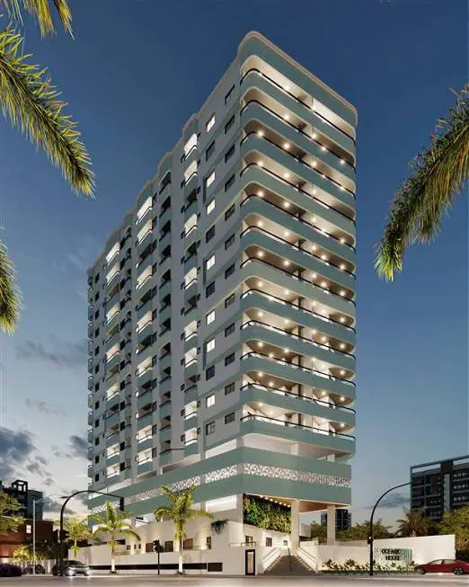 Foto 1 de Apartamento com 1 Quarto à venda, 42m² em Balneário Maracanã, Praia Grande