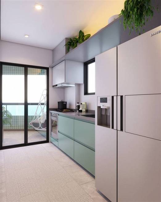 Foto 4 de Apartamento com 1 Quarto à venda, 42m² em Balneário Maracanã, Praia Grande
