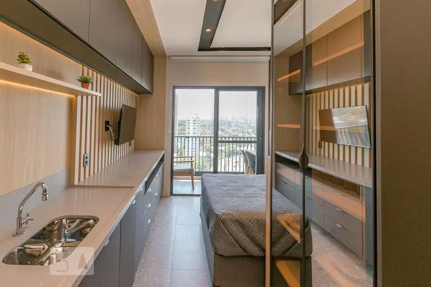 Foto 1 de Apartamento com 1 Quarto à venda, 22m² em Brooklin, São Paulo