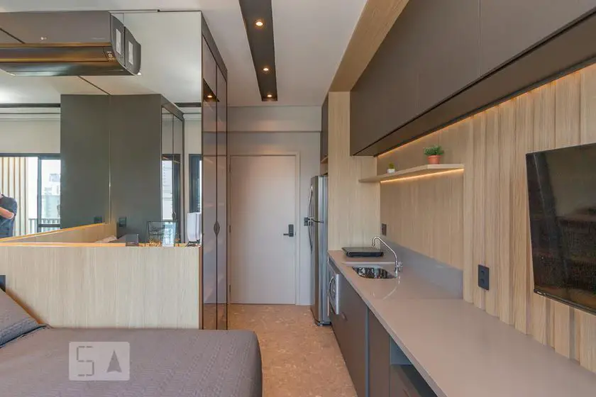 Foto 4 de Apartamento com 1 Quarto à venda, 22m² em Brooklin, São Paulo