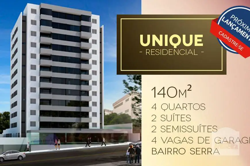 Foto 1 de Cobertura com 4 Quartos à venda, 289m² em Serra, Belo Horizonte
