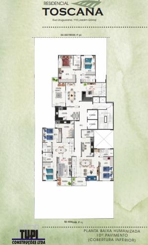 Foto 5 de Apartamento com 2 Quartos à venda, 65m² em Jardim Glória, Juiz de Fora