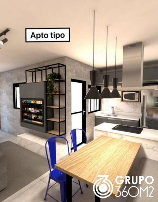Foto 1 de Apartamento com 2 Quartos à venda, 63m² em Jardim, Santo André