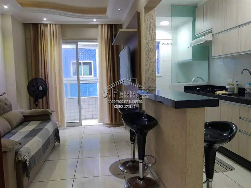 Foto 1 de Apartamento com 1 Quarto à venda, 45m² em Vila Caicara, Praia Grande