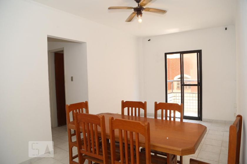 Foto 1 de Apartamento com 1 Quarto para alugar, 53m² em Vila Tupi, Praia Grande