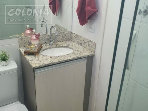 Foto 3 de Apartamento com 2 Quartos à venda, 60m² em Vila Curuçá, Santo André
