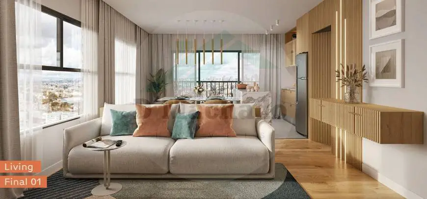 Foto 2 de Apartamento com 2 Quartos à venda, 53m² em Água Verde, Curitiba