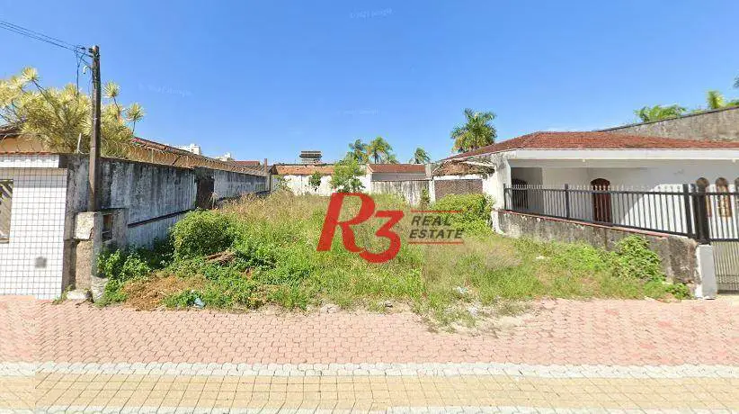 Foto 1 de Lote/Terreno à venda, 350m² em Vila Caicara, Praia Grande