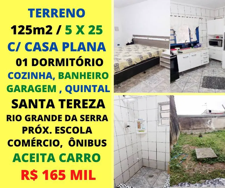 Foto 1 de Casa com 1 Quarto à venda, 45m² em Vila Figueiredo, Rio Grande da Serra