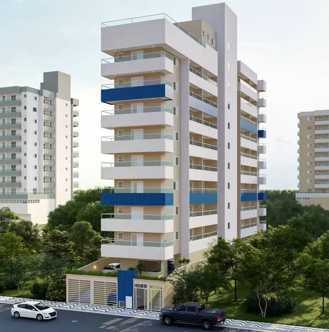 Foto 1 de Apartamento com 1 Quarto à venda, 40m² em Vila Guilhermina, Praia Grande