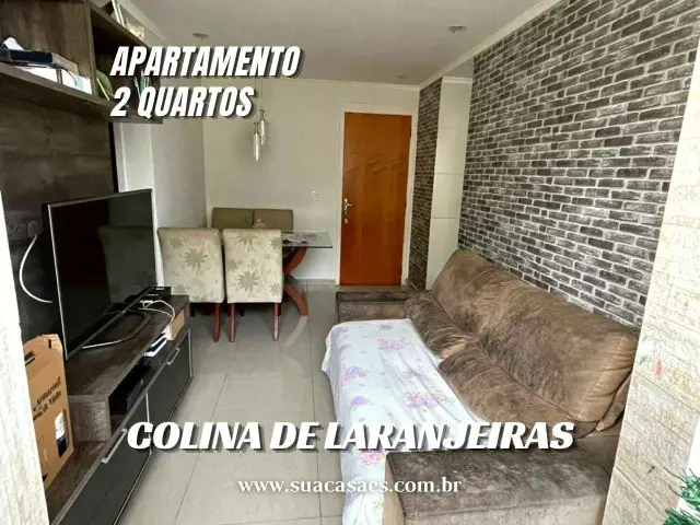 Foto 1 de Apartamento com 2 Quartos à venda, 53m² em Colina de Laranjeiras, Serra