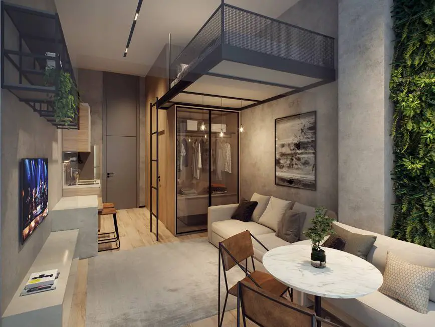 Foto 2 de Apartamento com 1 Quarto à venda, 25m² em Brooklin, São Paulo