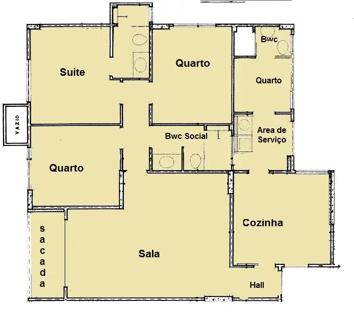 Foto 5 de Apartamento com 3 Quartos para alugar, 160m² em Centro, Londrina