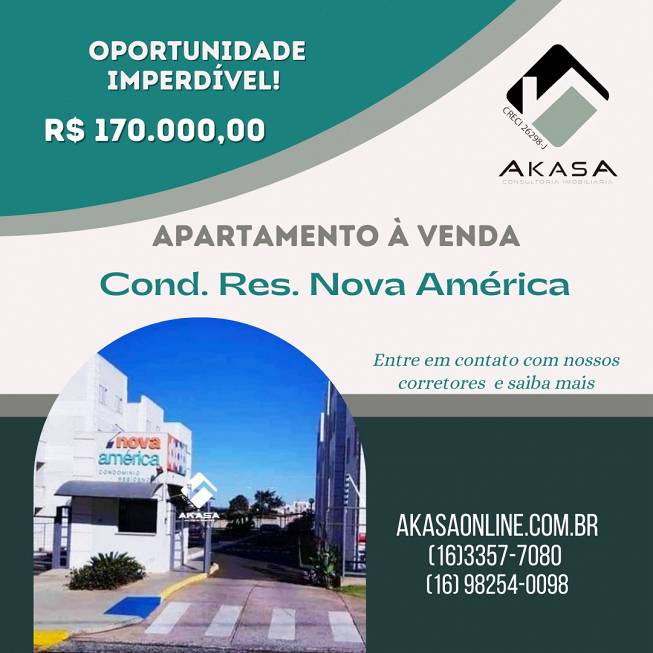 Foto 1 de Apartamento com 2 Quartos à venda, 70m² em Jardim America Vila Xavier, Araraquara