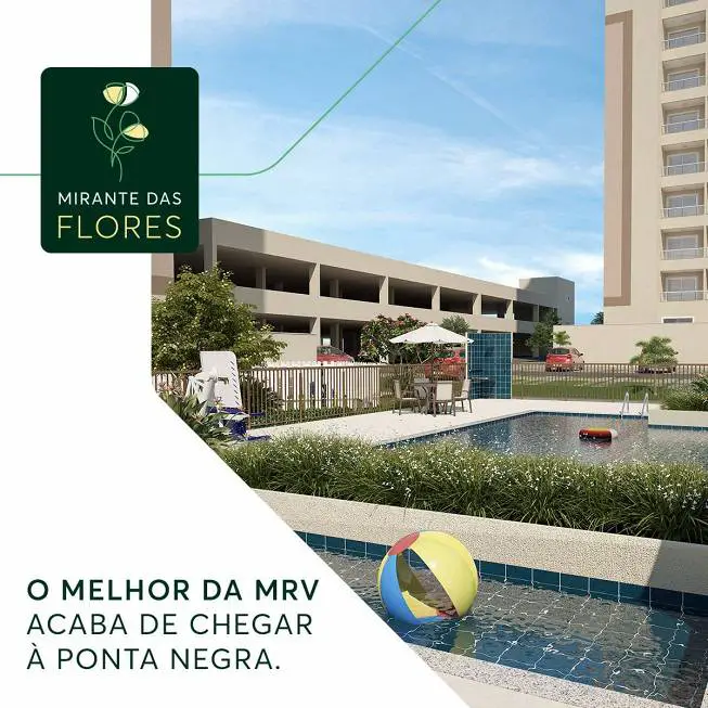Foto 4 de Apartamento com 2 Quartos à venda, 44m² em Tarumã, Manaus