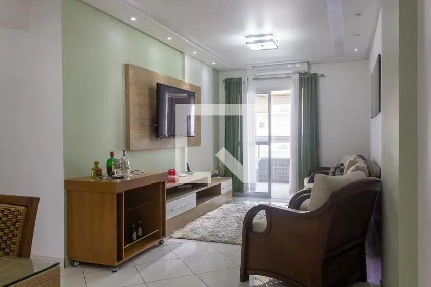 Foto 1 de Apartamento com 3 Quartos para alugar, 107m² em Vila Assunção, Praia Grande