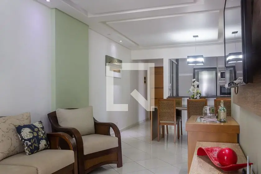 Foto 2 de Apartamento com 3 Quartos para alugar, 107m² em Vila Assunção, Praia Grande