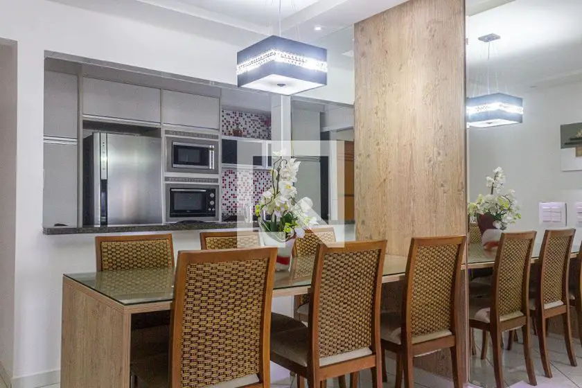 Foto 4 de Apartamento com 3 Quartos para alugar, 107m² em Vila Assunção, Praia Grande