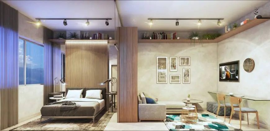 Foto 5 de Apartamento com 1 Quarto à venda, 33m² em Eldorado, Contagem