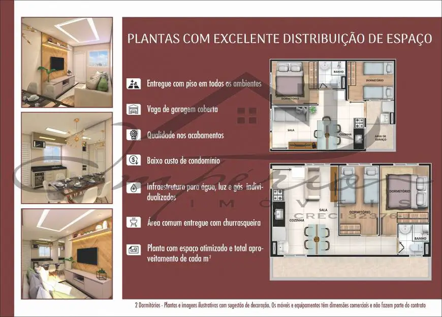Foto 4 de Apartamento com 2 Quartos à venda, 35m² em Vila Antonieta, São Paulo