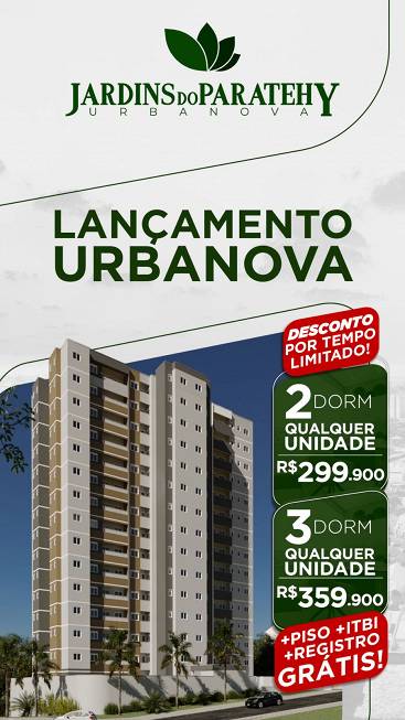 Foto 1 de Apartamento com 3 Quartos à venda, 68m² em Urbanova, São José dos Campos