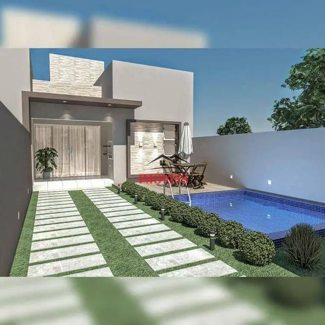 Foto 4 de Casa com 3 Quartos à venda, 75m² em Praia de Carapibus, Conde
