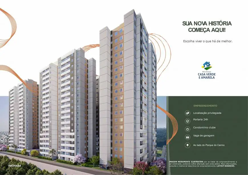 Foto 2 de Apartamento com 2 Quartos à venda, 46m² em São Mateus, São Paulo