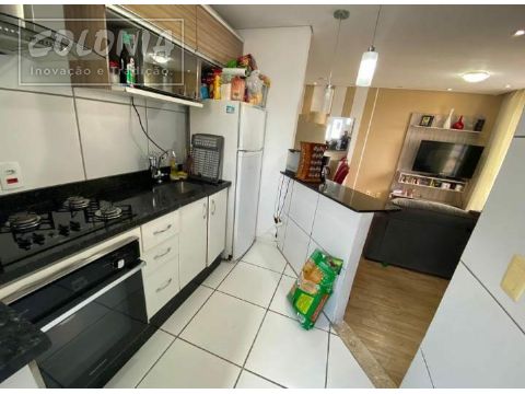 Foto 2 de Apartamento com 2 Quartos à venda, 53m² em Vila Joao Ramalho, Santo André