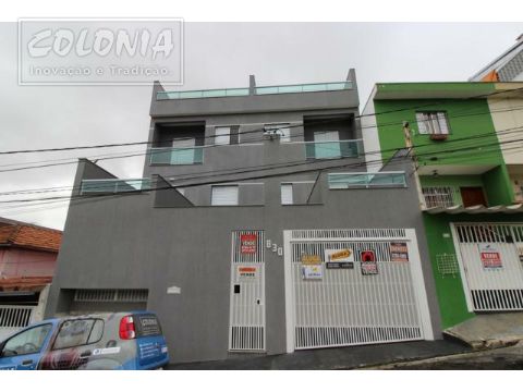 Foto 1 de Cobertura com 2 Quartos para alugar, 85m² em Vila Camilopolis, Santo André